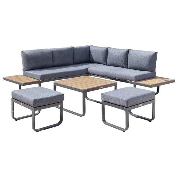 Norfolk Leisure Billingford 7 Seater Garden Corner Sofa Set