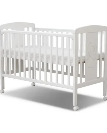 Nova -3-in-1 Wooden Baby Cot Bed,Baby Crib,Convertible Baby Bed with Teething Rail,5 Adjustable Bed Base Positions,Mattress Included,From Birth to 6 Years