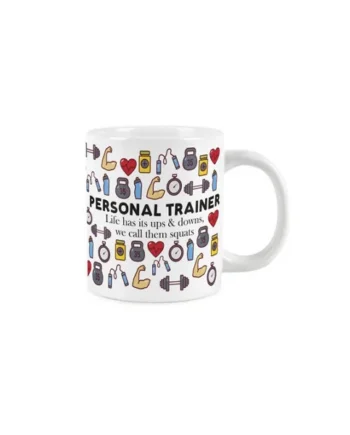 Novelty Personal Trainer Mug - Extra Large Jumbo Humourous Trades Gifts for Personal Trainers - Ceramic Large Tea/Coffee Cup