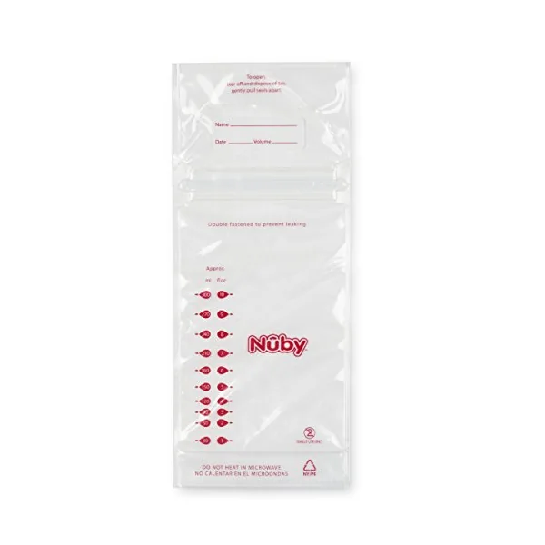 Nuby Breast Milk Storage Bags (Pack of 2)