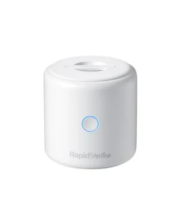 Nuby RapidSterilise Portable UV Steriliser, Made for RapidCool - 70 Uses per Charge | Auto Shut-Off | Kills 99.9% of Bacteria (White)