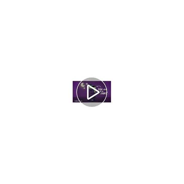 NUK Kiddy Cup Night Toddler Cup | 12+ Months | 300 ml | Leak-Proof Toughened Spout | Glow in the Dark | Clip & Protective Cap | Purple