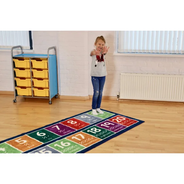 Numbers 1-20 Runner Carpet 3x1m