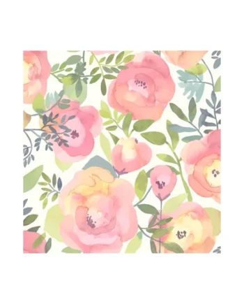 NuWallpaper NU3035 Peachy Keen Pink Peel & Stick Wallpaper, Pink