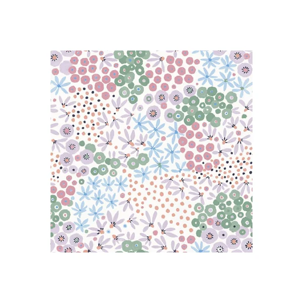 NuWallpaper NUS4849 Floral Bunch Multi Peel & Stick Wallpaper, Cool