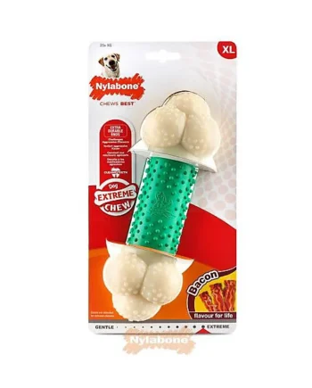 Nylabone Extreme Chew Double Action Bacon Xtra Large