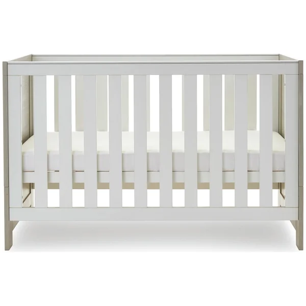 Obaby Nika 3 Piece Nursery Furniture Set - Grey Wash & White