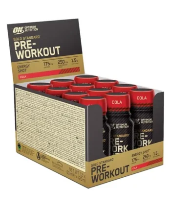 Optimum Nutrition: Gold Standard Pre-Workout Energy Shot 12 Pack - Cola