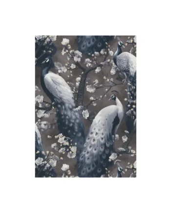 Opulent Peacock Embossed Vinyl