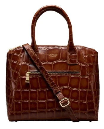 Osprey London Leather Women's Handbag, Cognac