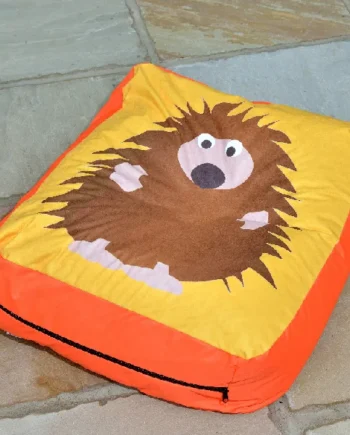 Outdoor Bean Cushion - Hedgehog