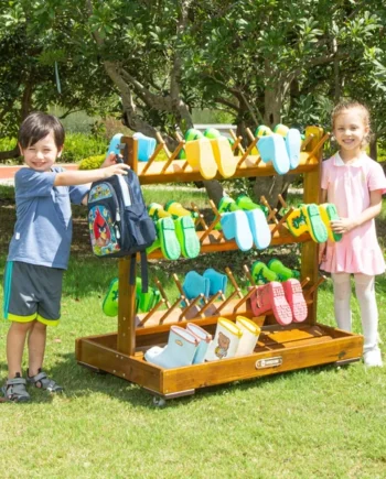 Outdoor Mobile Welly Rack