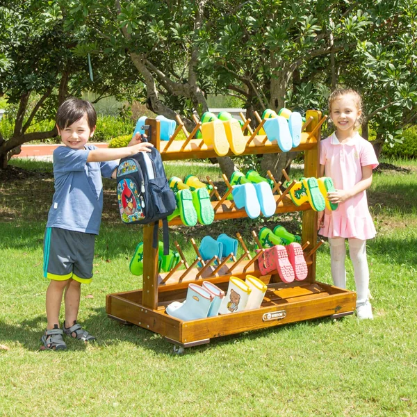 Outdoor Mobile Welly Rack