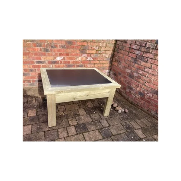 Outdoor Sand Table with Trays & Chalkboard Lid