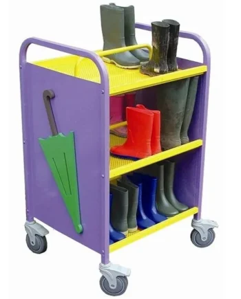 Outdoor Welly Trolley - 24 Pairs
