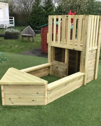 Outdoor Wooden Play Boat