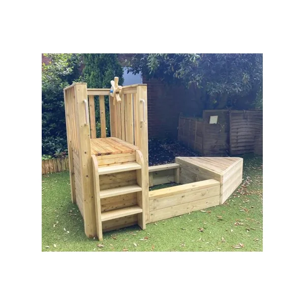 Outdoor Wooden Play Boat