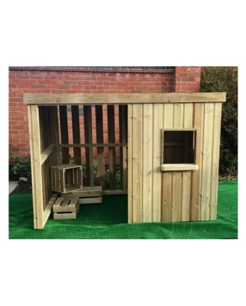 Outdoor Wooden Role Play Shelter