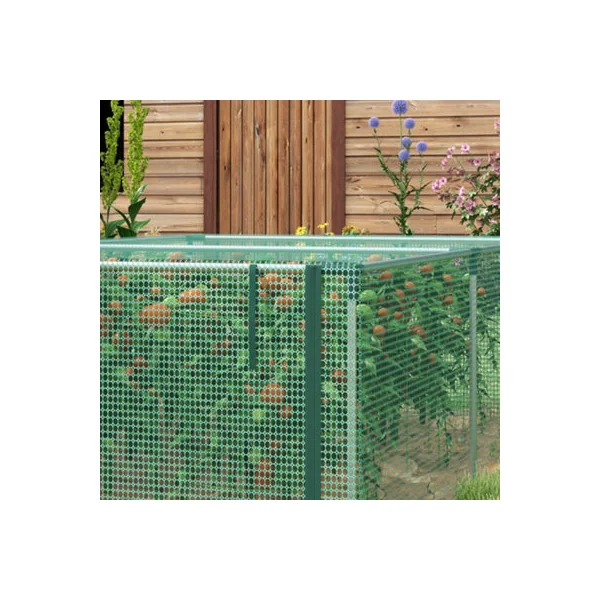 Outsunny 8' x 4' Plant Protection Tent Crop Cage with Door, Green