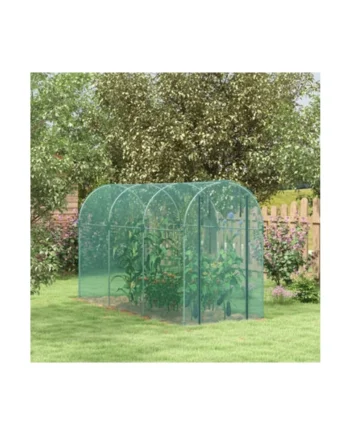Outsunny Fruit Cage, Plant Protection Tent, 1.2 x 3.6 x 1.9m, Green