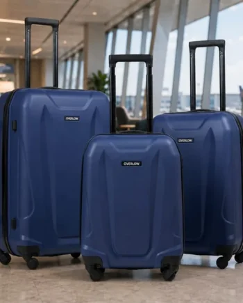 Overlow Suitcase Set Of 3 - Navy