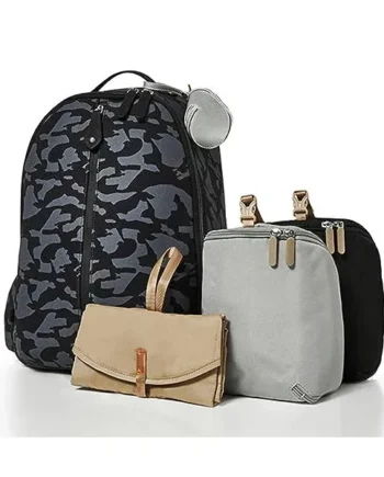 PacaPod Picos Pack Backpack Baby Changing Bag - Unisex 3in1 Organising System (Camo)