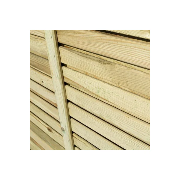PACK OF 3: 6 x 6 Pressure Treated Contemporary Screen Panel