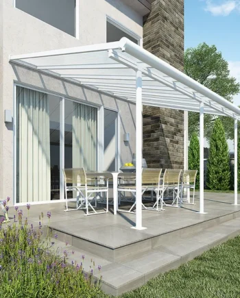 Palram - Canopia Sierra White Patio cover (H)3m (W)4.25m