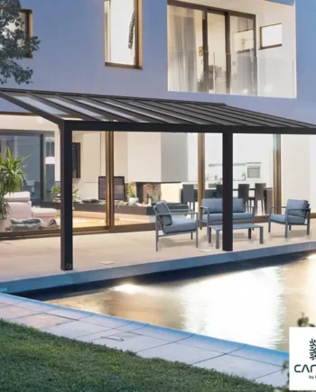 Palram Canopia Stockholm 11ft 2" x 26ft 4" (3.4 x 8.1m) Aluminium Patio Cover