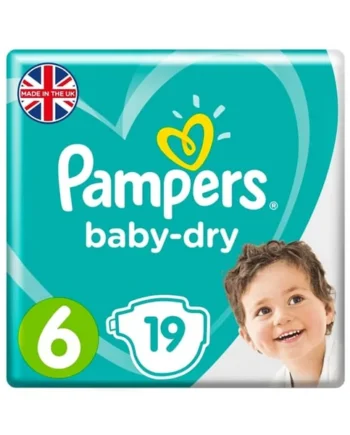 Pampers Baby-Dry Nappies 19'S Size 6
