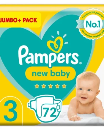 Pampers New Baby Size 3, 72 Pack