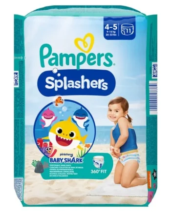 Pampers Splashers Disposable Swim Pants 11s Age 4-5
