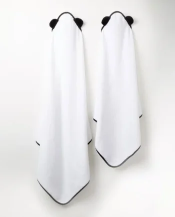 Panda Bamboo Hooded Towel in 2 Sizes