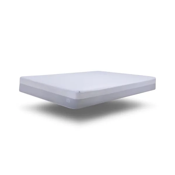 Panda® Cot Bed Bamboo Mattress Protector - Pure White, 140 x 70 x 15 cm | Smooth, Silent & Soft | Waterproof & Washable | Hypoallergenic, Odour-Resistant & Antibacterial | Secure Fit | Bamboo & Cotton