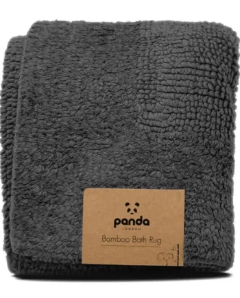 Panda Grey Bamboo Bath Rug, 50 x 80 cm