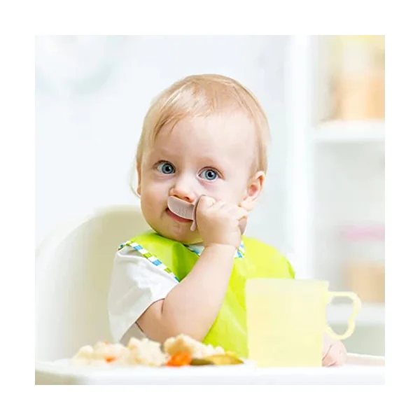 PandaEar 6 Pack Silicone Baby Spoons and Fork Feeding Set- Anti-Choke First Self Feeding Utensils for Baby Led Weaning Ages 3 Months -Pink