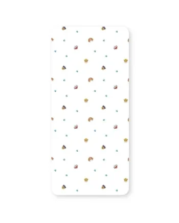 Paw Patrol Official Junior Fitted Bedsheet | Missions Design | Featuring Skye, Chase and Rubble | Designed for Junior Cot Beds | Soft Polyester with Elastic Edge | Perfect for Kids Bedroom