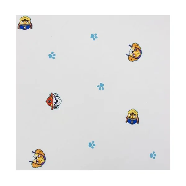 Paw Patrol Official Junior Fitted Bedsheet | Missions Design | Featuring Skye, Chase and Rubble | Designed for Junior Cot Beds | Soft Polyester with Elastic Edge | Perfect for Kids Bedroom