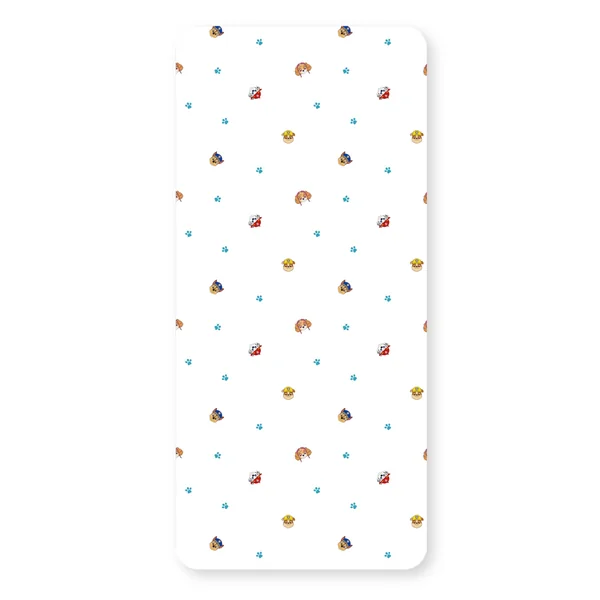 Paw Patrol Official Junior Fitted Bedsheet | Missions Design | Featuring Skye, Chase and Rubble | Designed for Junior Cot Beds | Soft Polyester with Elastic Edge | Perfect for Kids Bedroom