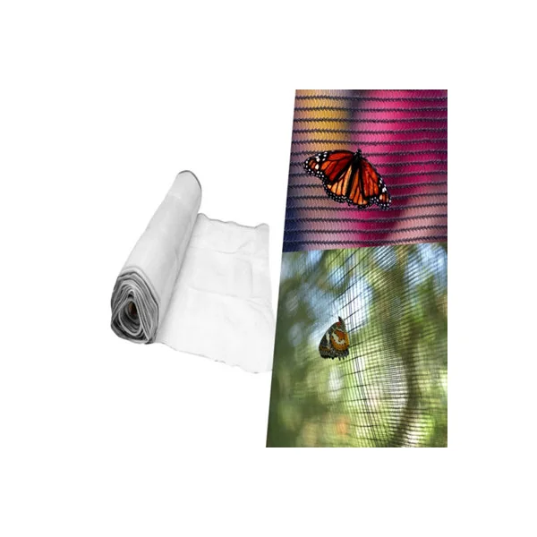 Pegdev - PDL - White Butterfly Netting UV-Stabilised Mesh to Shield Vegetables and Plants from Insects Cut-to-Size 14m