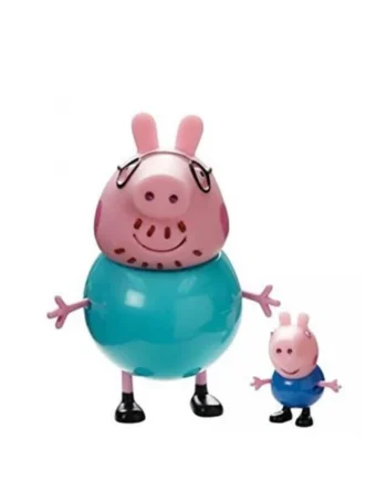 Peppa Pig Figures 2 Pack - Daddy Pig & George