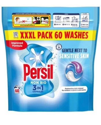 Persil 3in1 Non Bio Pods 60 Washes