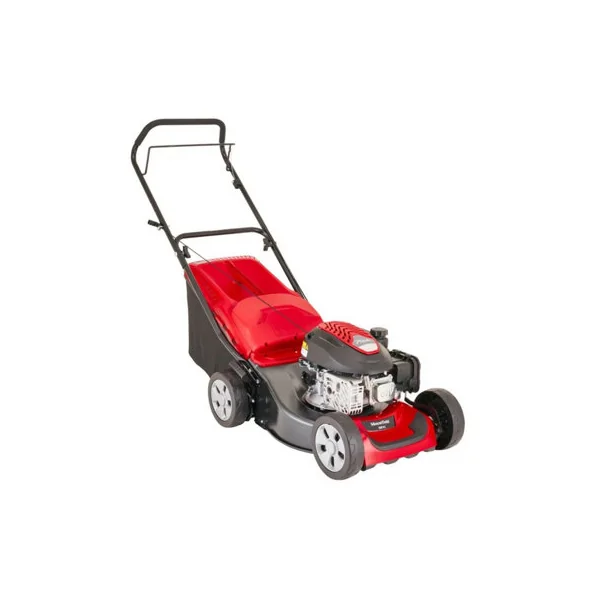Petrol lawn mower HP42 41cm cutting width Powerful Engine Hand-propelled