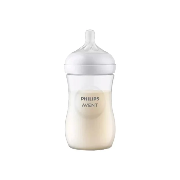 Philips Avent Natural Response Baby Bottle - 260ml Baby Milk Bottle for Newborns and Up, BPA Free, 1+ Months (Model SCY903/01)
