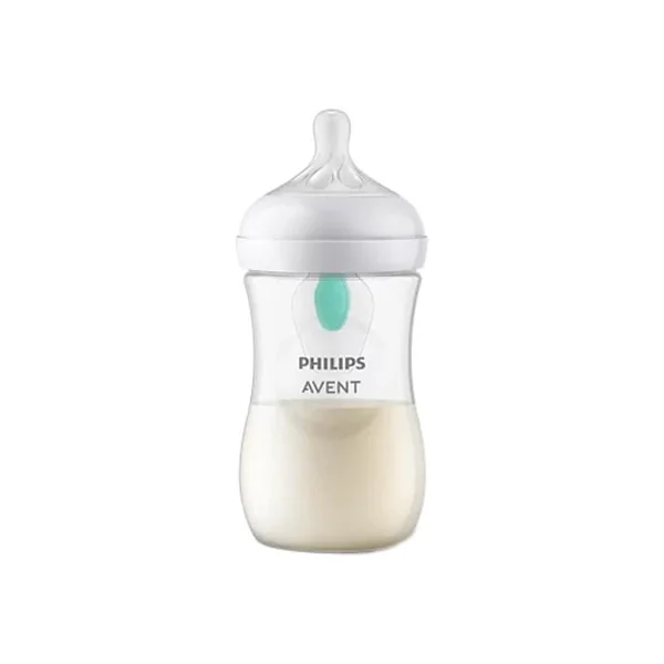 Philips Avent Natural Response Baby Bottle - 260ml Baby Milk Bottle with AirFree Vent, BPA Free for Newborn Babies Aged 3-6 Months (Model SCY673/01)