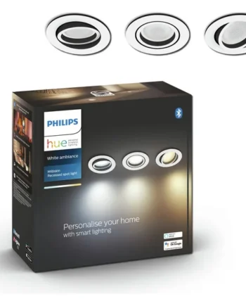 Philips Milliskin 3 Light LED Spotlight - White