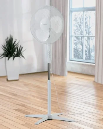 Pifco 16" Stand Fan - White