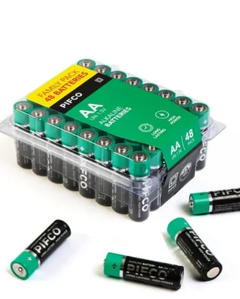 Pifco Alkaline Batteries 48 Family Pack - AA