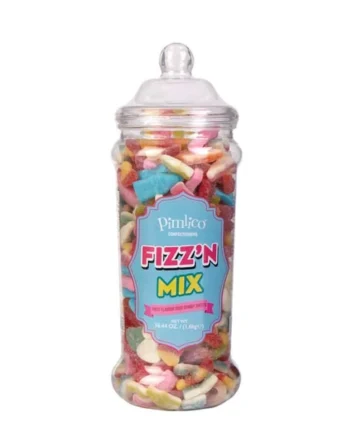 Pimlico Fizz'n Mix Fruit Flavours Sour Gummy Sweets 1.6kg
