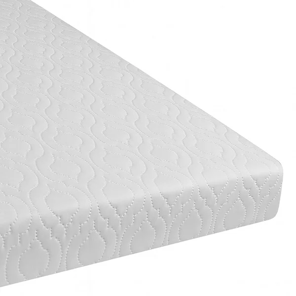 Pinkfairy 160 x 80cm Baby Toddler Cot Bed Foam Mattress Fully Breathable & Zipped Removable Washable Cover, Anti Allergy, White (160 x 80 x 13 CM)